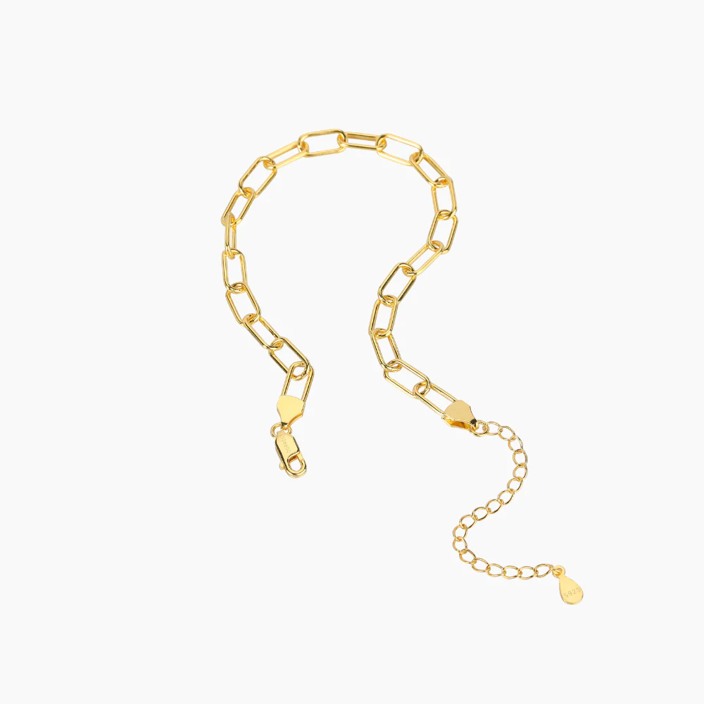 Paper Clip Bracelet - 4mm - Image 6