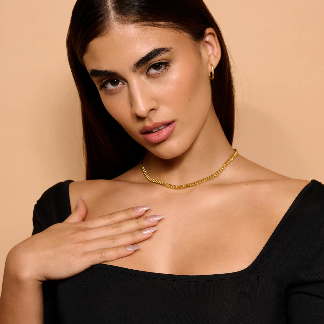 Paper Clip Hoop Earrings - Image 4