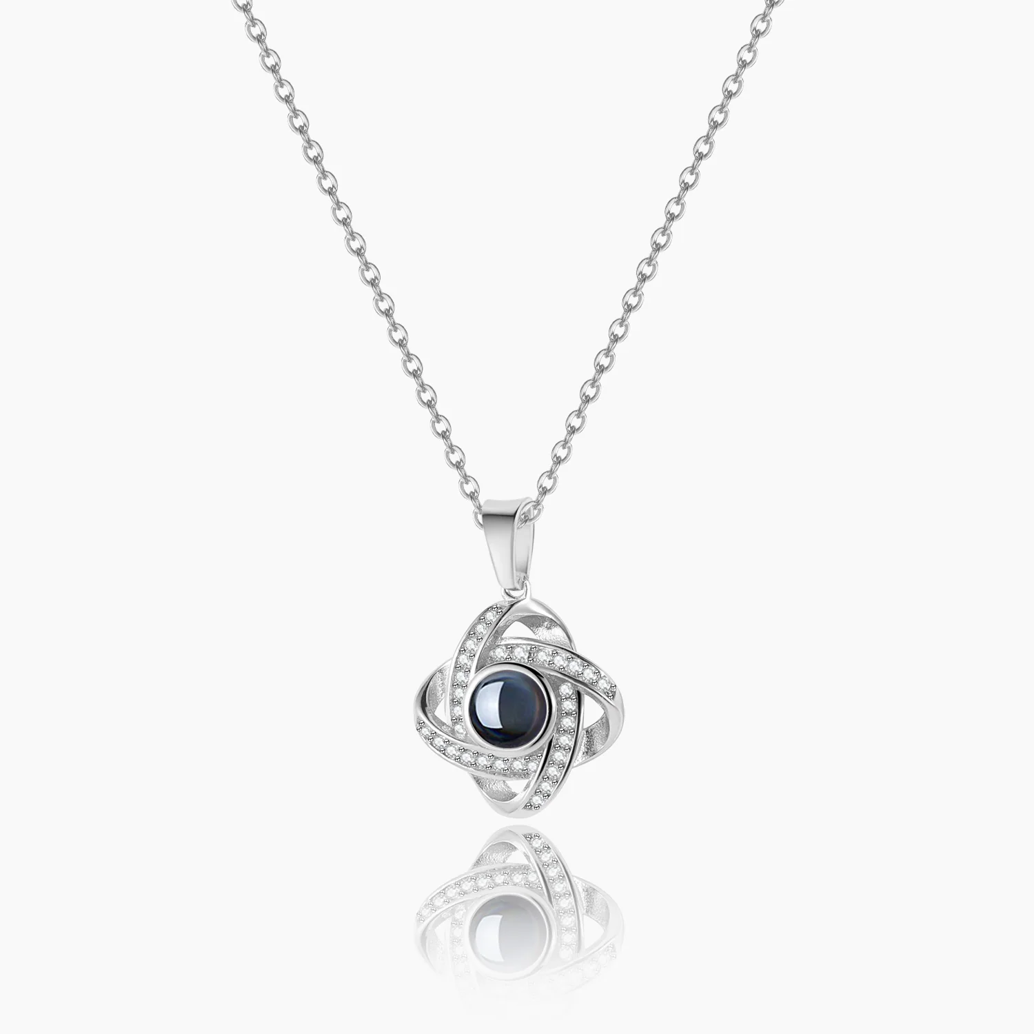 Personalized Photo Projection Necklace - Image 4