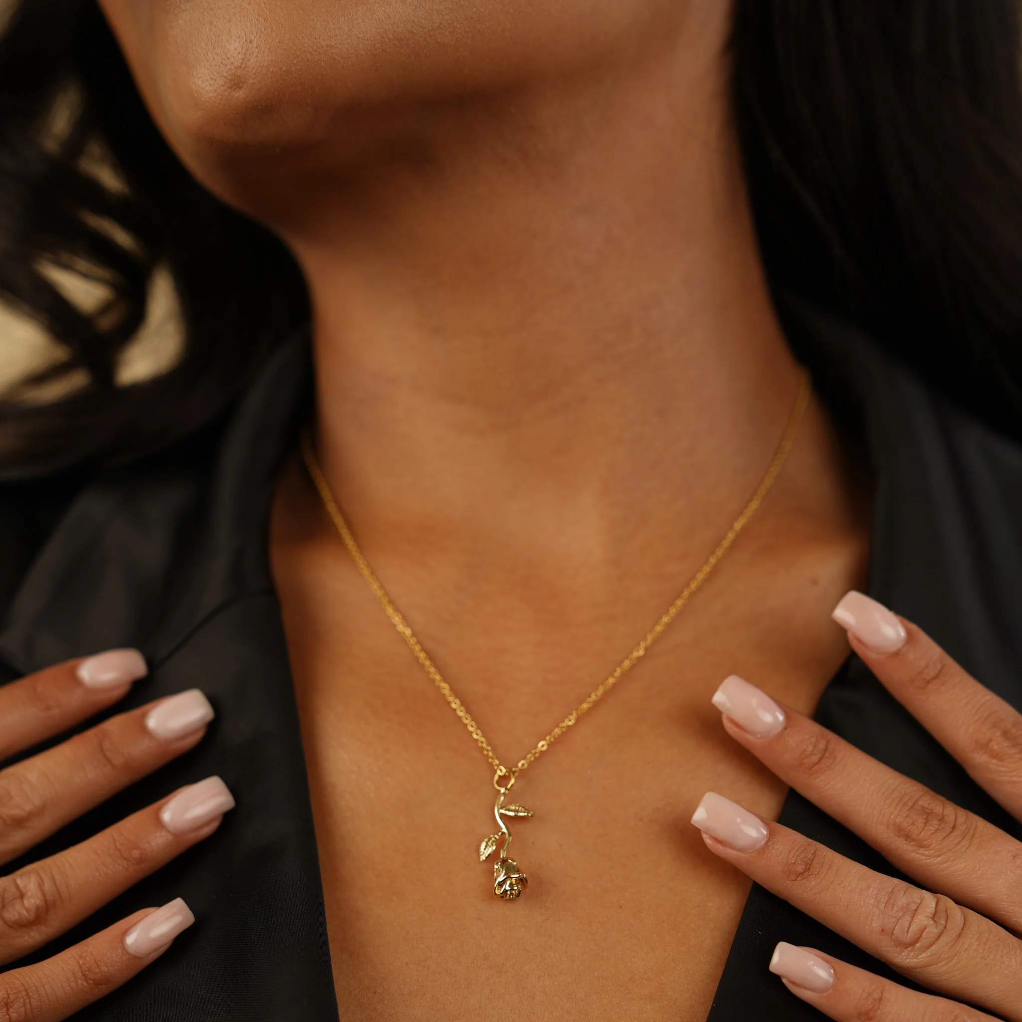 Rose Pendant Necklace - Image 5