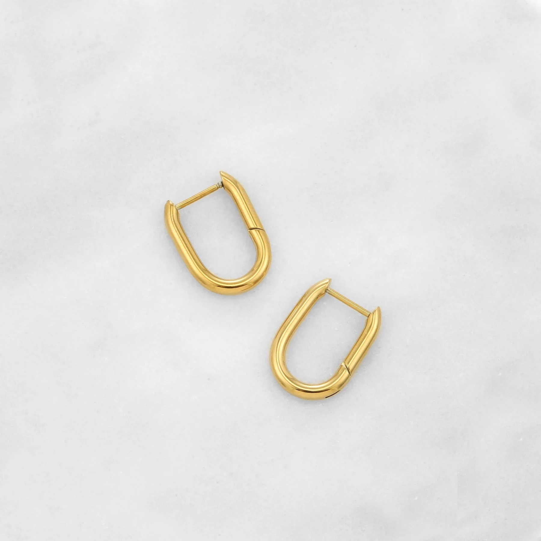 Square Hoop Earrings - Image 3
