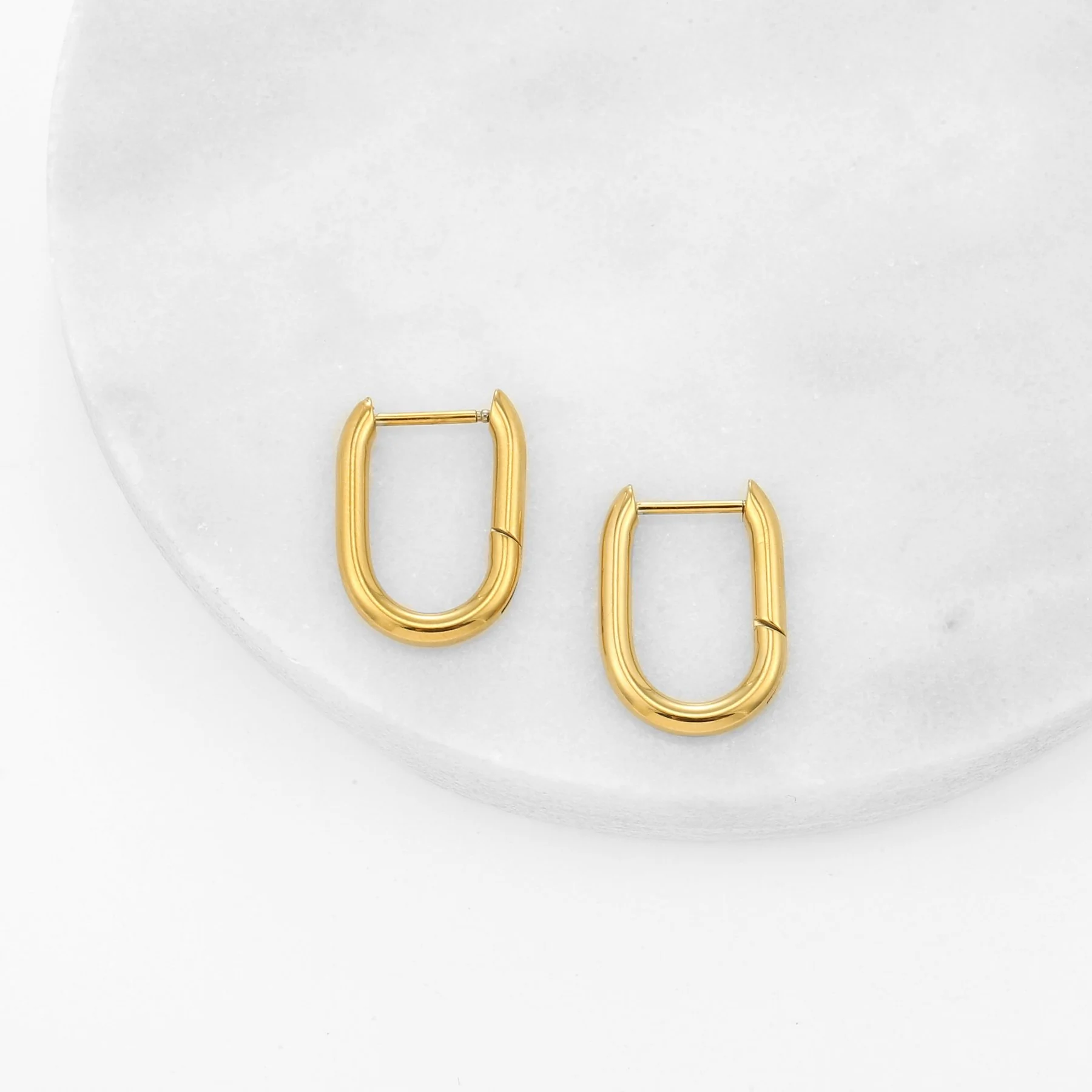 Square Hoop Earrings - Image 5