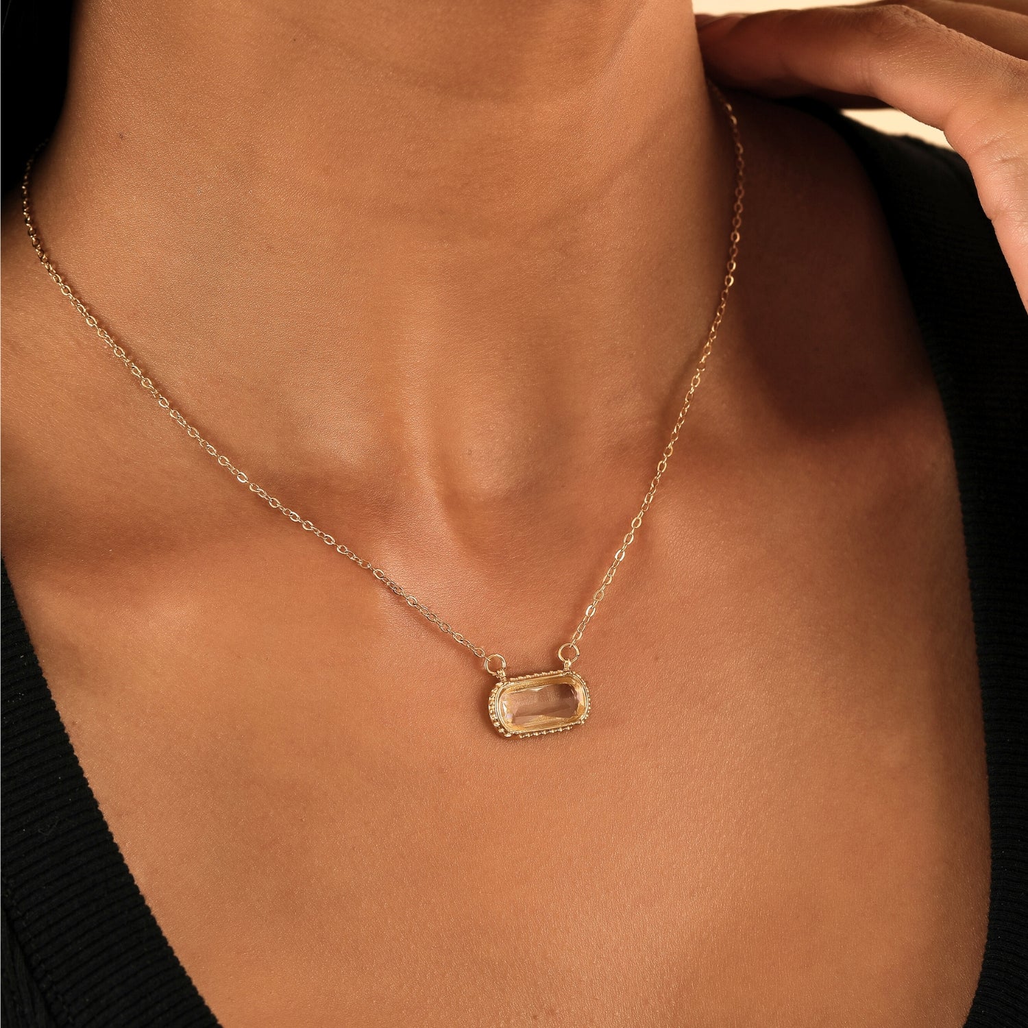 Stone Pendant Necklace - Image 11