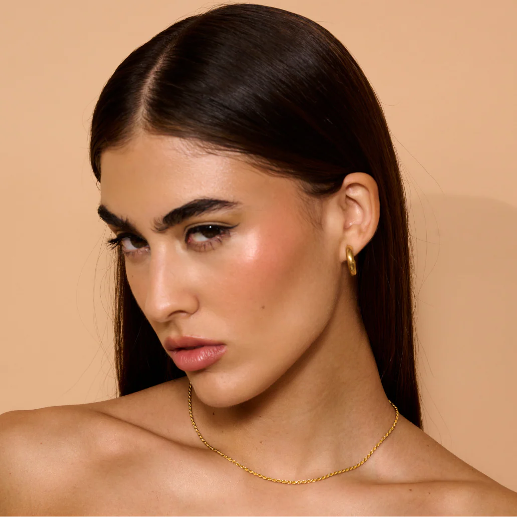 Thick Hoop Earrings - Image 6