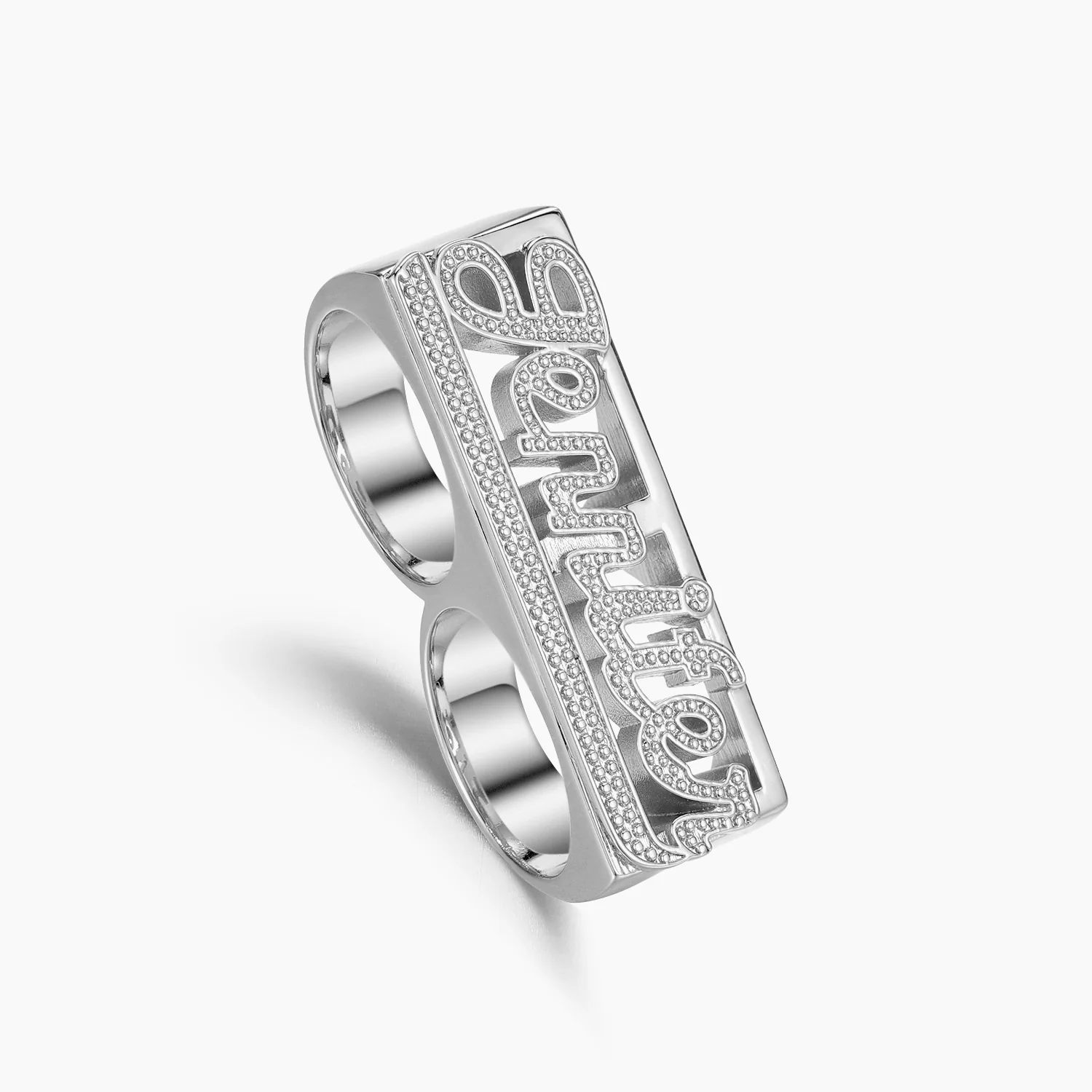 Two Finger Name Ring - Image 4
