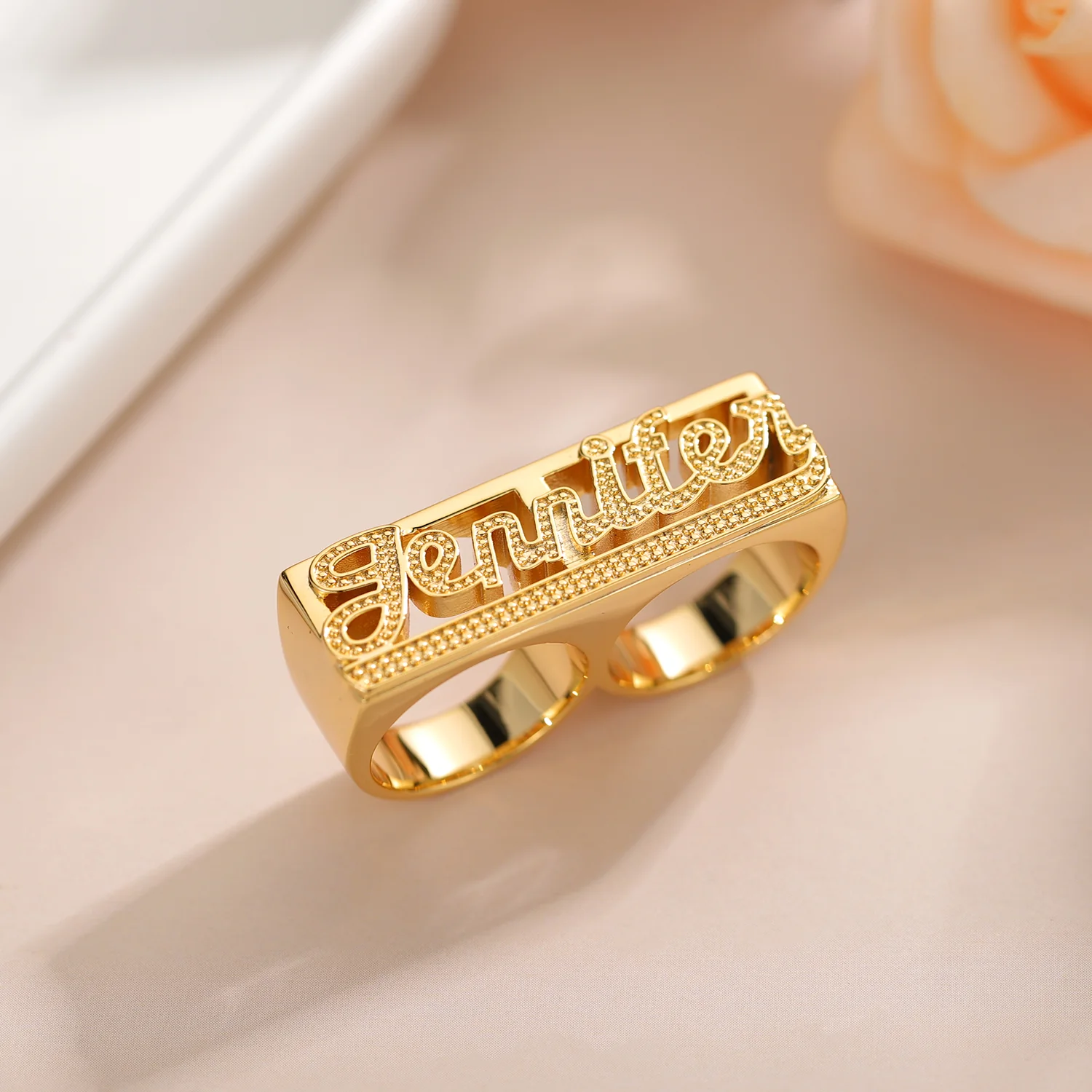 Two Finger Name Ring - Image 7