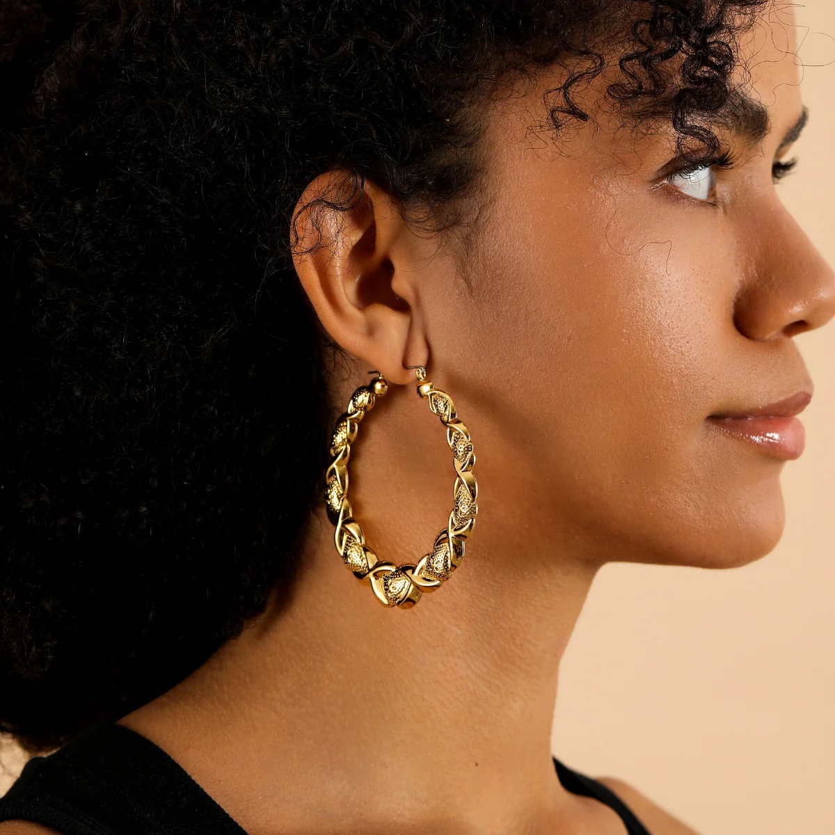 XOXO Hoop Earrings - Image 3
