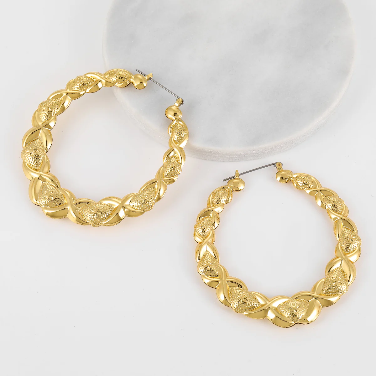 XOXO Hoop Earrings - Image 4